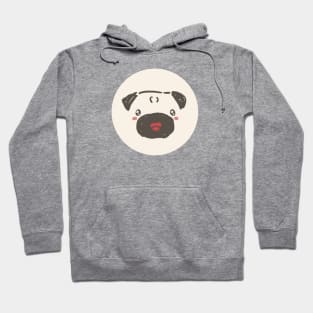 Kissing Pug Hoodie